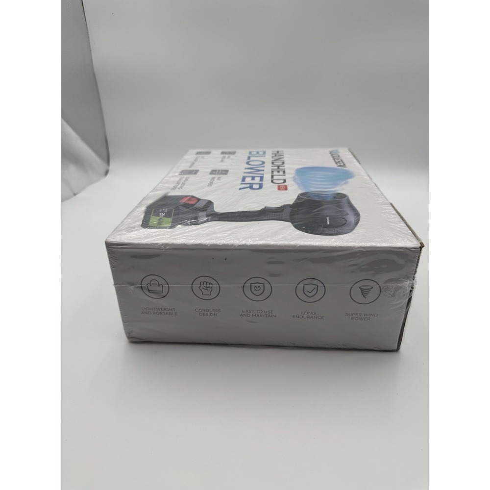 NEW VUQUESEN 21V Cordless Handheld Turbo Blower 2 Batteries Charger NIB - Picture 10 of 10